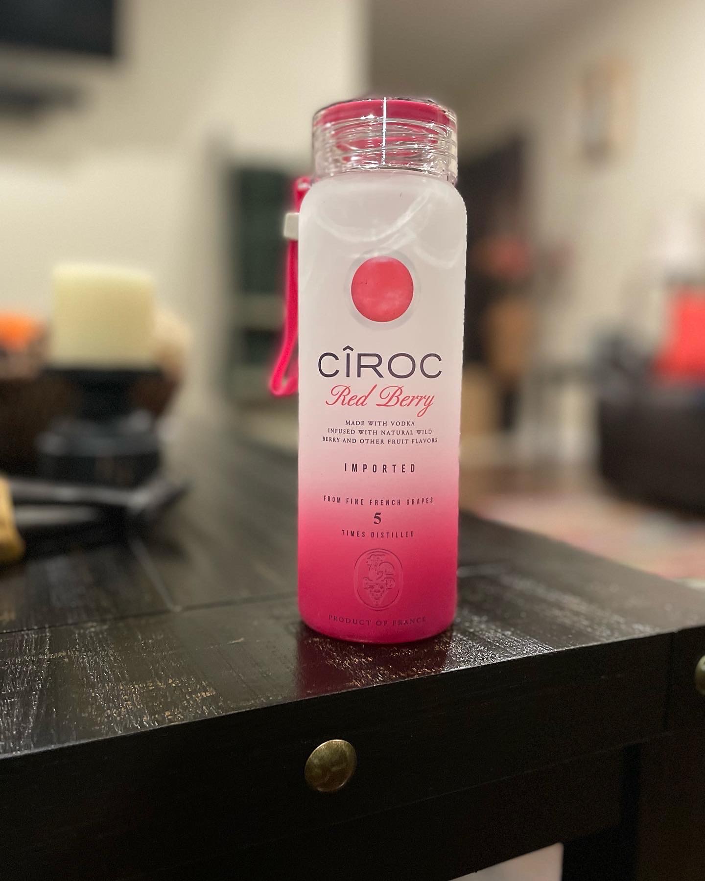 Ciroc Red Berry Water Bottle